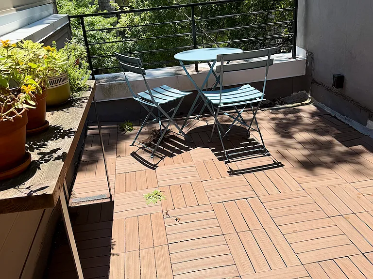 Terrace outside of second bedroom/office