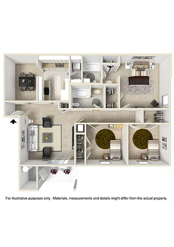 Floor plan The Walker
