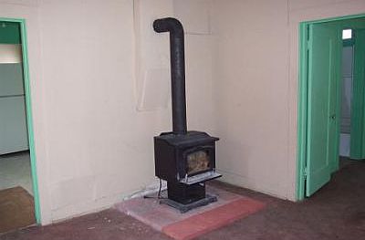 wood burning stove