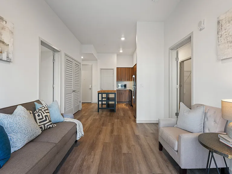 Staged Unit 107. (2BR 2BA) Similar floor plans: 207, 307 ,407, 109, 209, 309 , 409, 118, 218, 318, 418 *Unit features may vary. Inquire with our leasing office to schedule a tour.