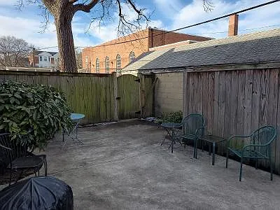 Rear Courtyard Area