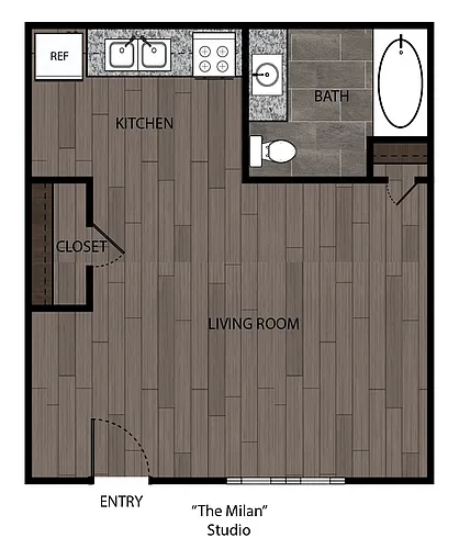 Floor plan The Milan