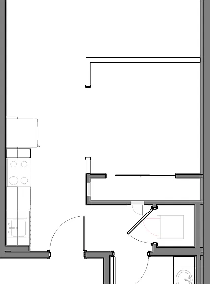 Studio +1 - 2D Floor Plan Image Studio +1 - 2D Floor Plan Image