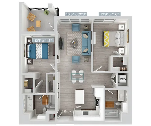 Floor plan B7-1006SF