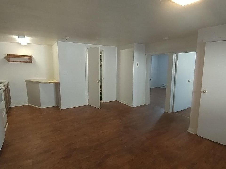 Living room into kitchen