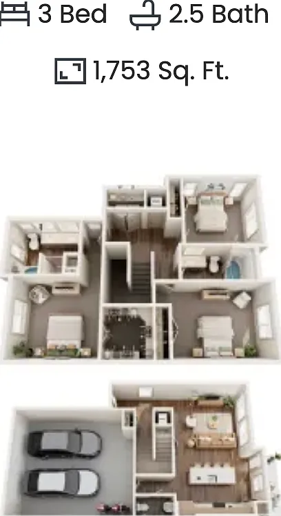 3 bed, 2.5 bath, 1753 sqft, $2,704 — Photo 3