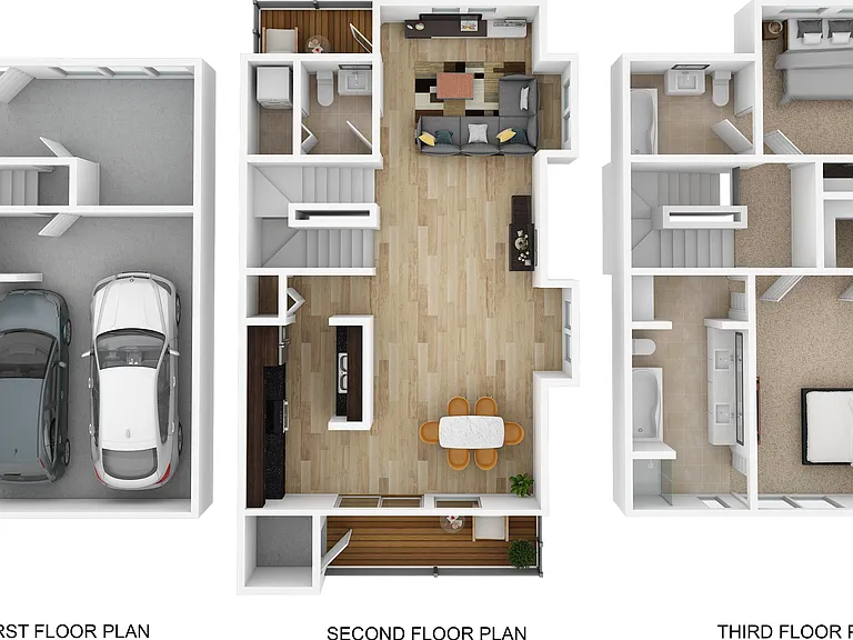 2 Bedrooms 2.5 Bathrooms - Unit 119 2 Bedrooms 2.5 Bathrooms - Unit 119