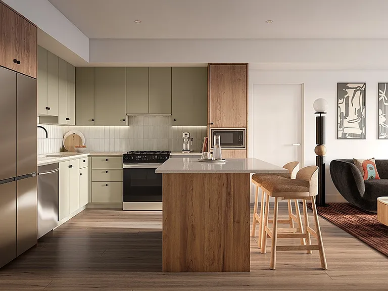 Dark Designer Finish Kitchen The Daphne