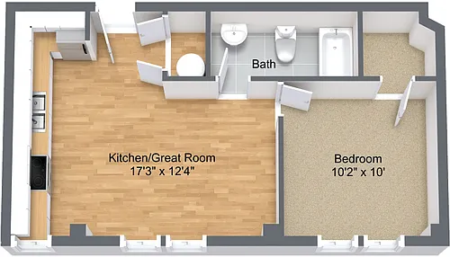 Floor plan The Theodore
