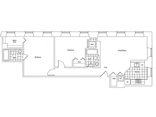 Floor plan The Monahan