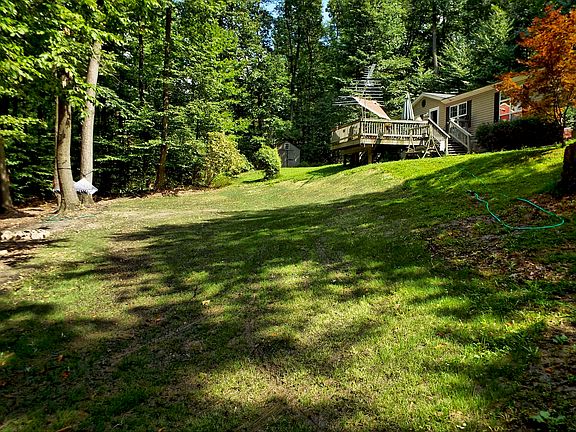 Newly landscaped front yard
