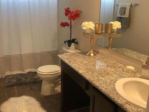 Master bath with vanity.