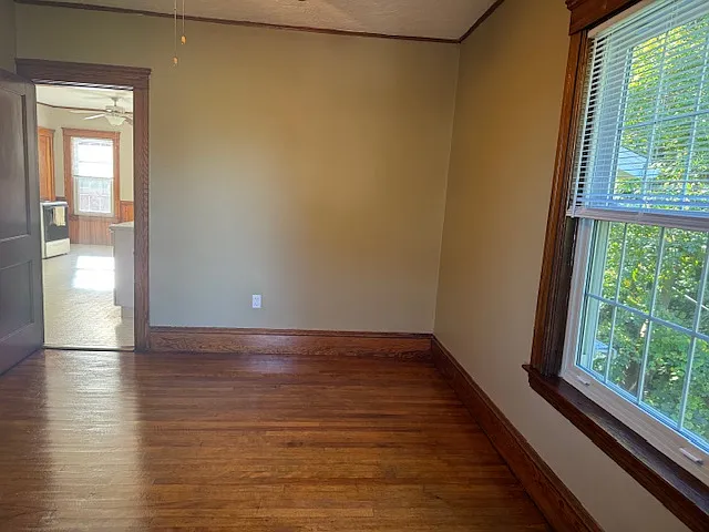 Another photo from a different angle of the back bedroom.