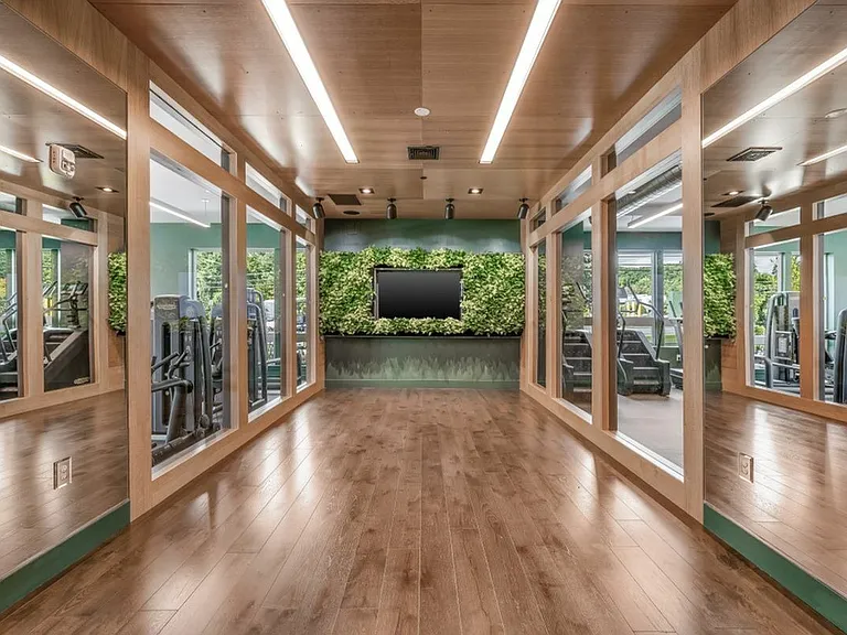 Fully equipped Fitness Club with Living Wall