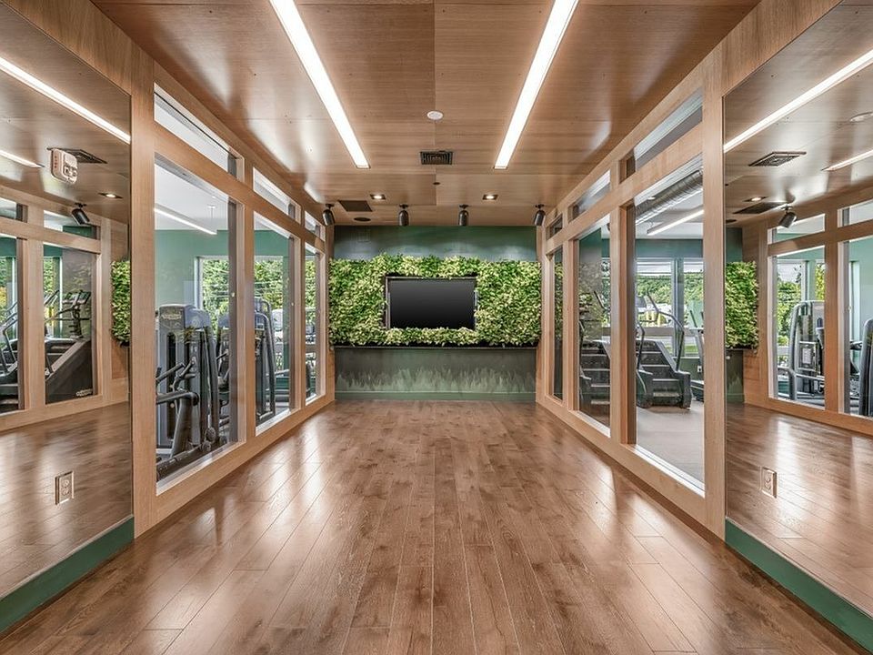 Fully equipped Fitness Club with Living Wall
