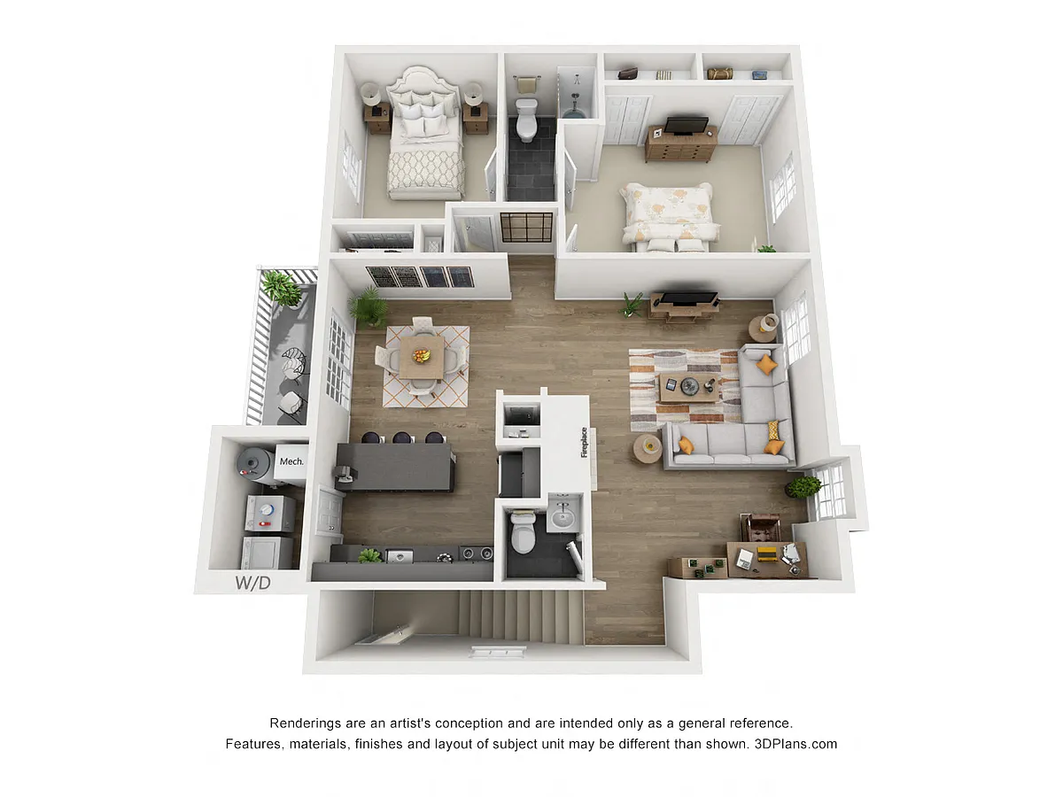 Floor plan Brighton Deluxe