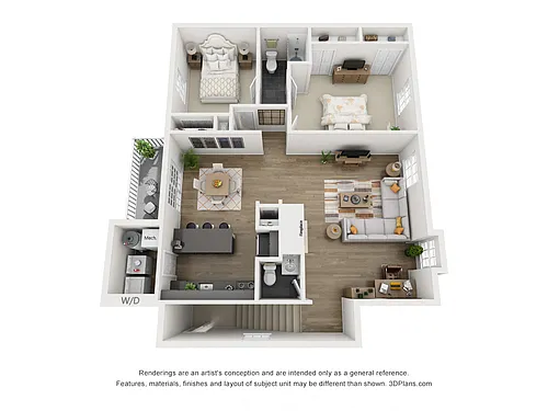 Floor plan Brighton Deluxe
