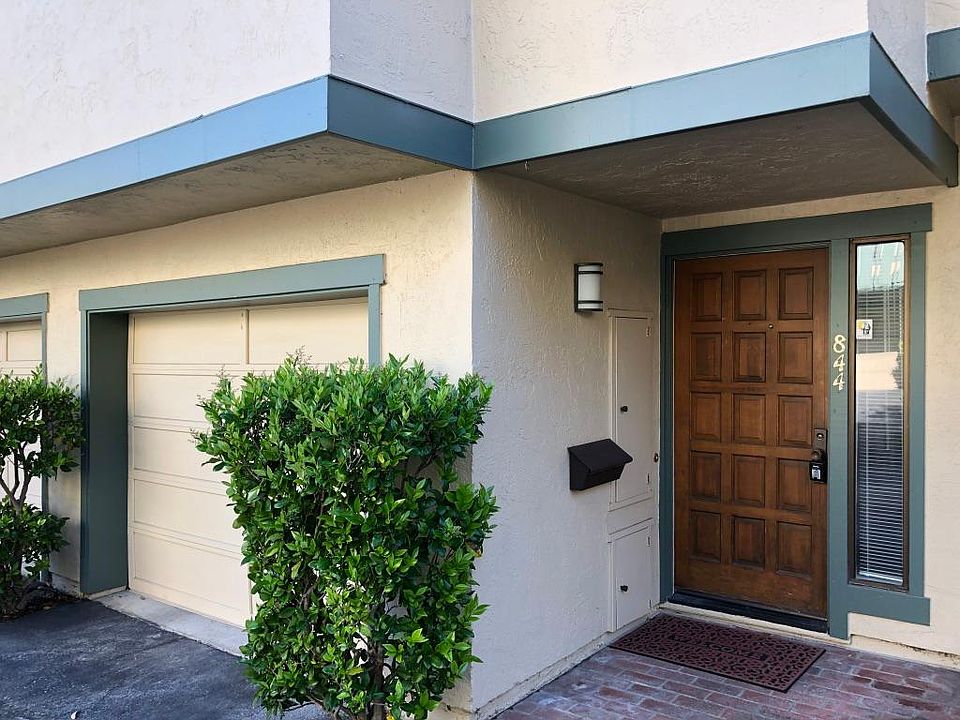 Entry with attached garage.