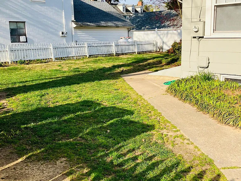 Backyard (fenced)