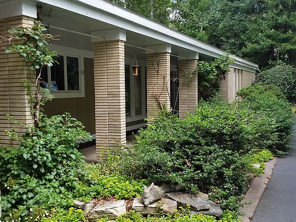 Entry and attached garage