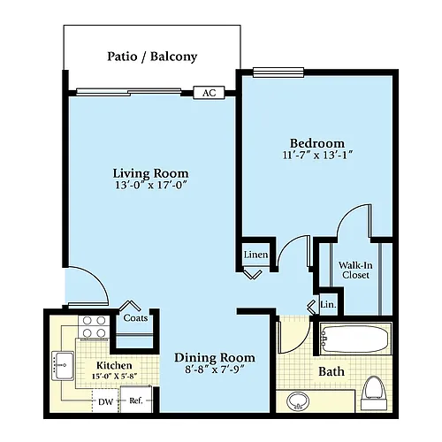 Floor plan The Adams