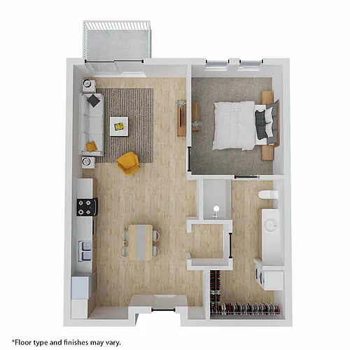 Floor plan Gallup