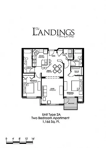 Floor plan Two Bedroom A