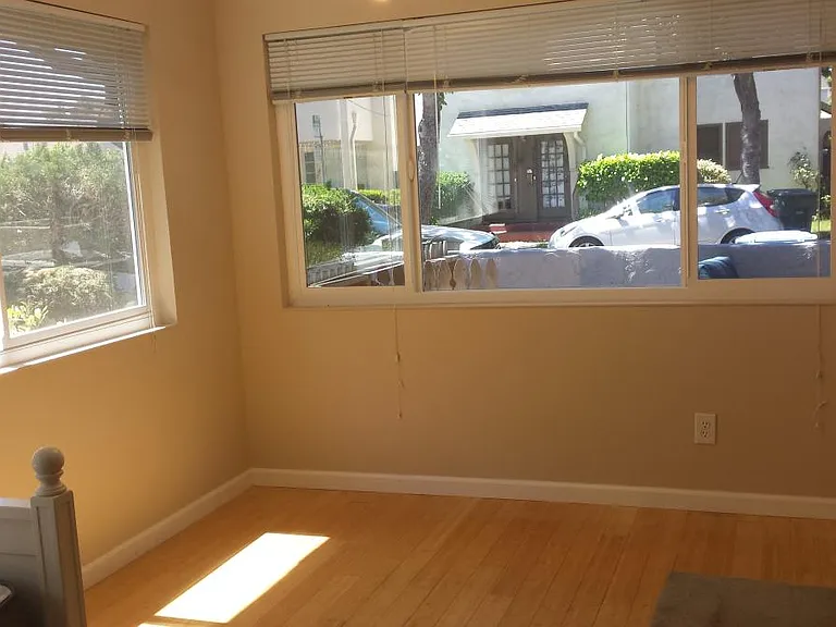 big window in living room and dinning room