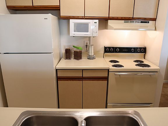 Kitchen view from cut out