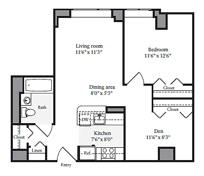 Floor plan 701
