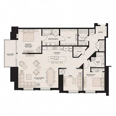 Floor plan DU