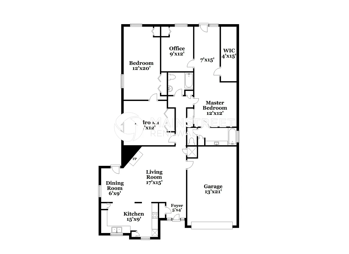 Floor Plan - 9054 Chinon