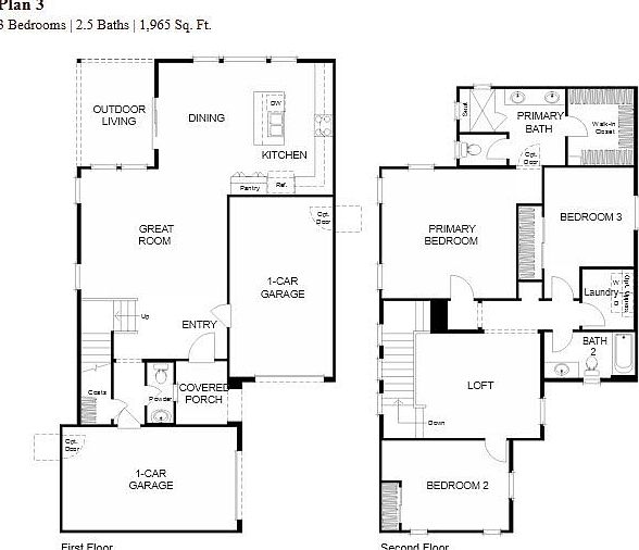 Plan 3 Plan, Element at Eastmark, Mesa, AZ 85212 Zillow
