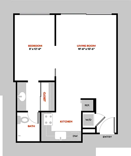 Floor plan Plan 1A