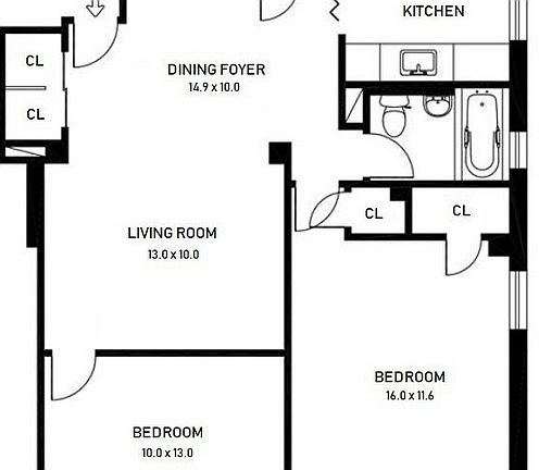 2nd image of 225 E 46th St APT 8D