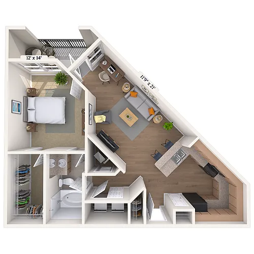 Floor plan 11C