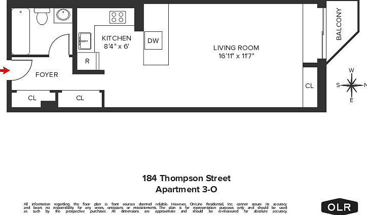 2nd image of 184 Thompson St APT 30