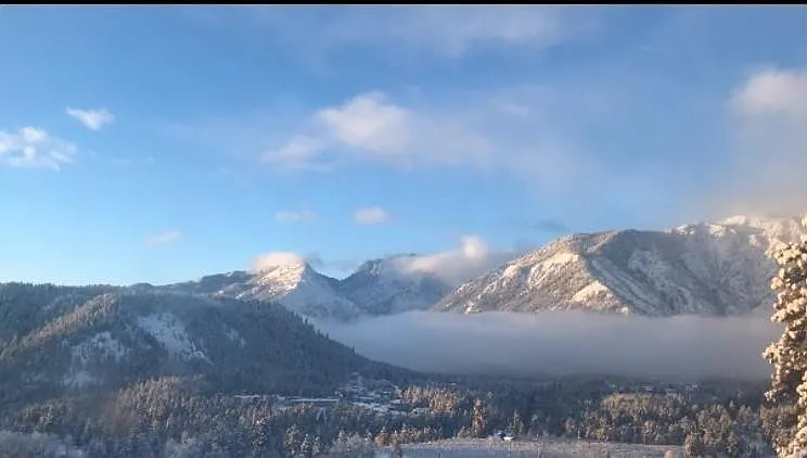 By Day... Seriously the most amazing views.
By Night.. Lights from downtown Leavenworth.