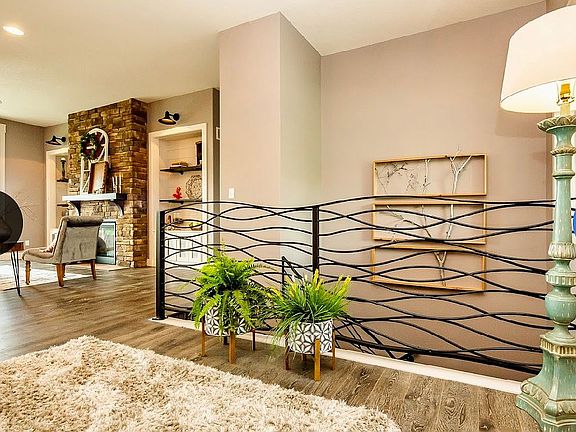 Unique metal railing