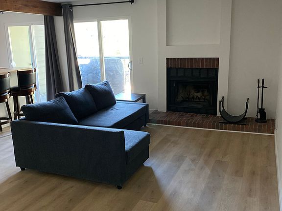 Living Space (wood burning fireplace)