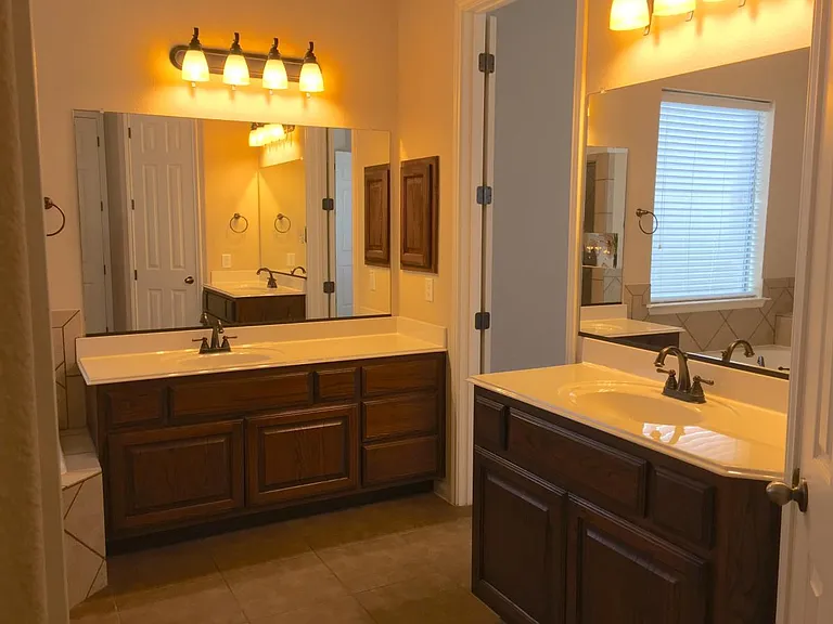 His and hers vanities