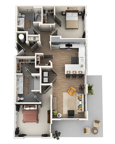 Floor plan B3