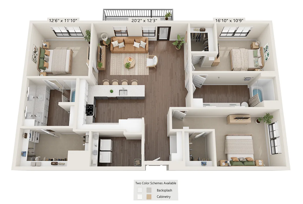 Floor plan C1A