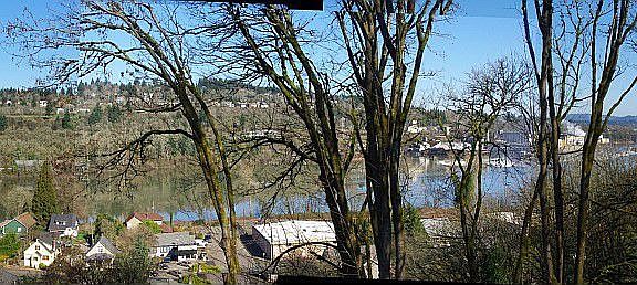 This is the panorama you'll see from the master bedroom.