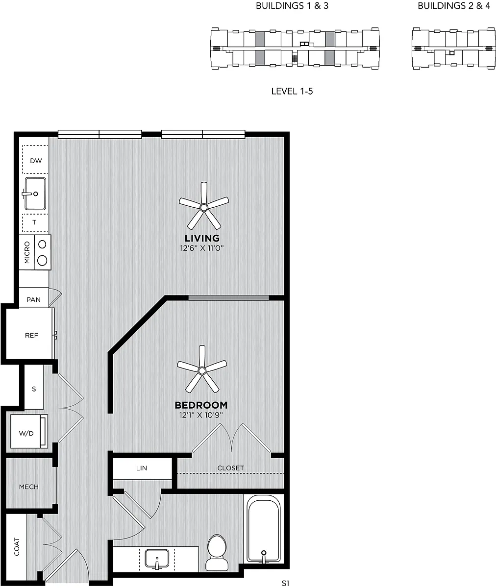 Floor plan S1
