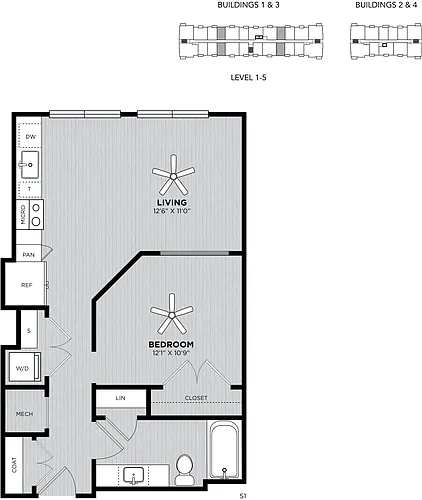 Floor plan S1
