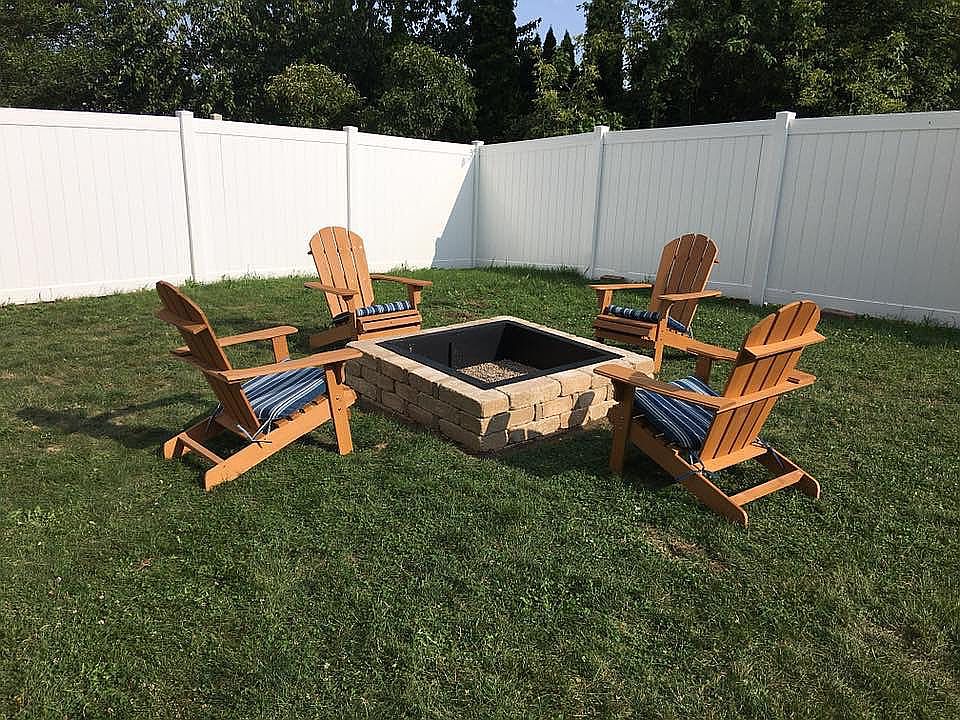 Fire pit new in 2017
