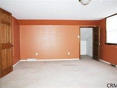 Master bedroom newly painted pale gray. Photo will be updated. Large walk-in closets on both sides of room.
