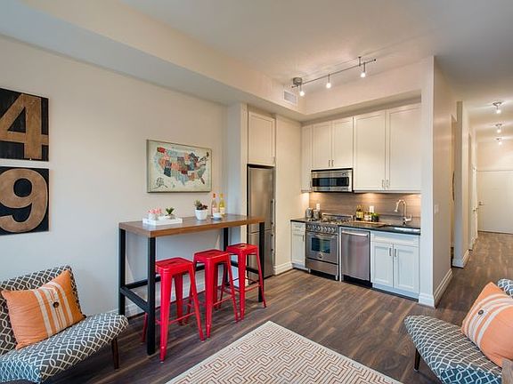Kitchen at The Mission Apartments