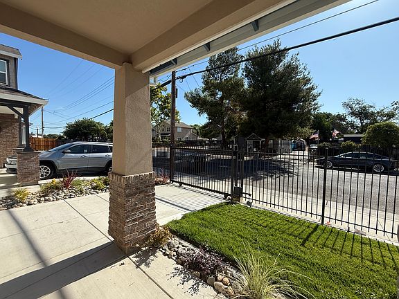 gated entry to driveway and garage